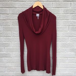 Bobi Thermal Cowl Neck Long Sleeve Tee 